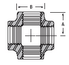 Dimension drawing — cross