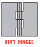 butt hinges
