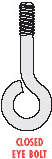closed eye bolt