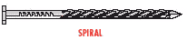 spiral nail