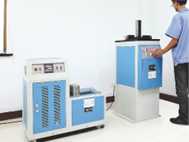 Brittleness temperature tester cabinets.